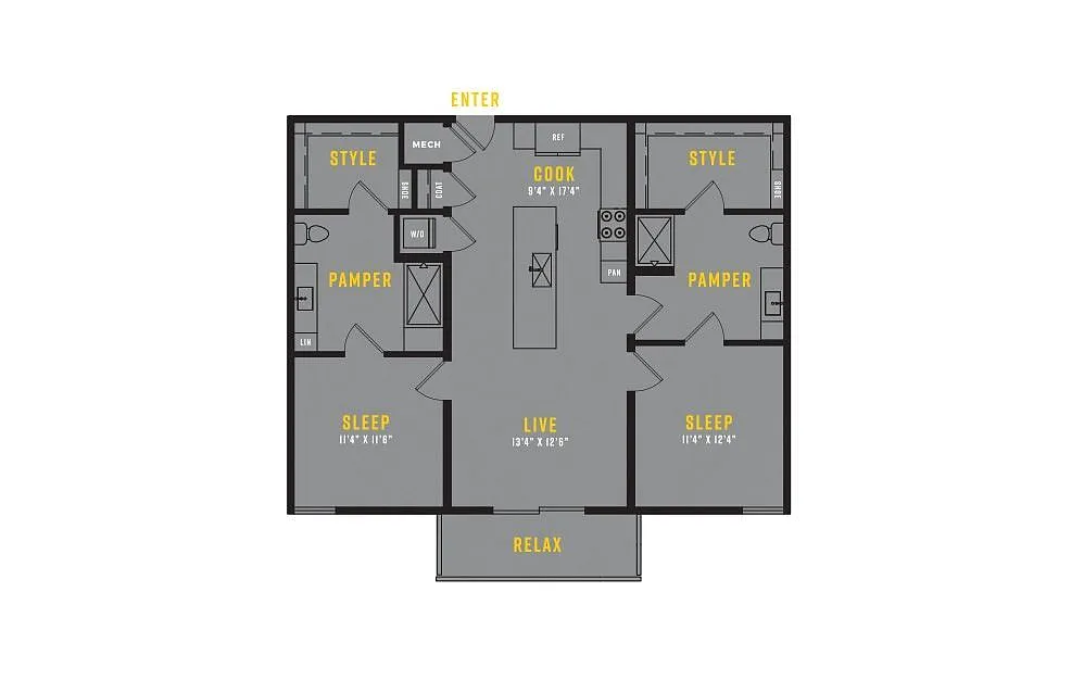 Floor plan B6