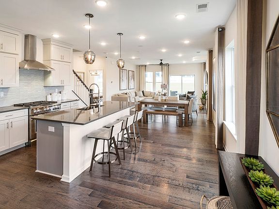 Modern, open floor plan