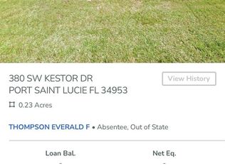 380 SW Kestor Drive, Port St Lucie, FL 34953