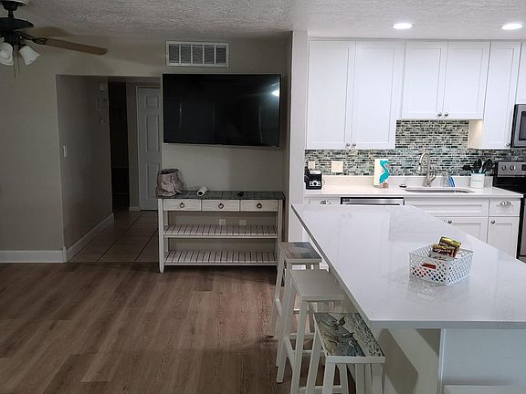 view of kitchen/hallway to bedrooms