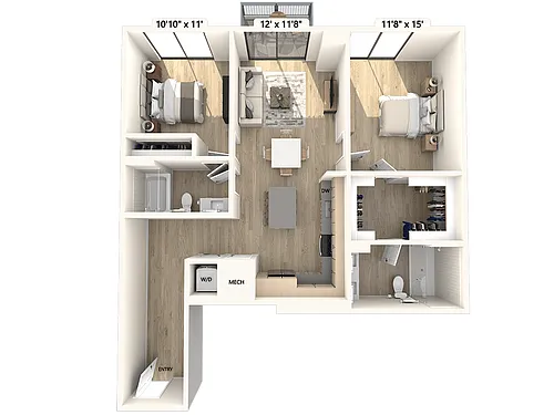 Floor plan B6