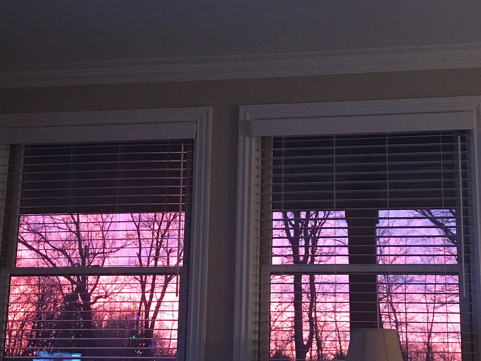 Sunset from living room