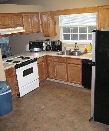 large open kitchen
