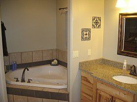 Private Master Bathroom with Jetted Tub and Separate Shower