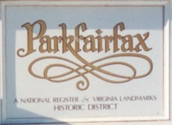 Parkfairfax is a National Historic Register & Virginia Lanmarks Historic District