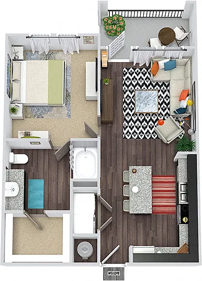 Floor plan The Zilker