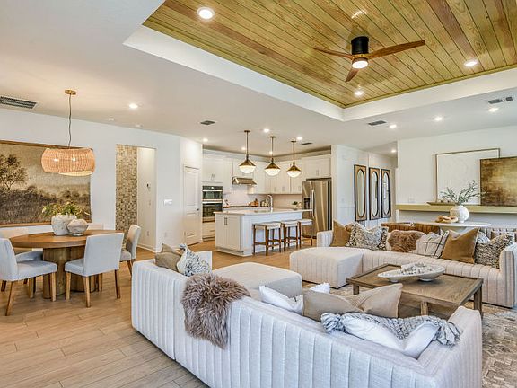 Open-Concept Gathering Room, Kitchen, and Cafe