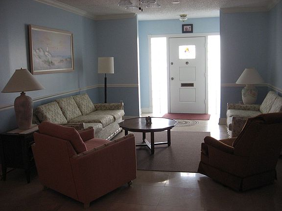 Front door living room