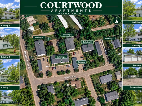 Courtwood Apartments, 1200 Meadowbrook Dr #919aaa595, Washburn, ND 58577