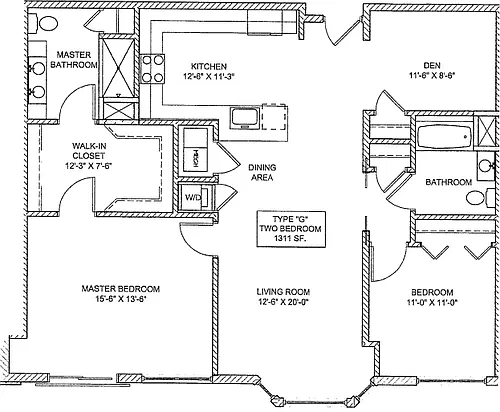 Floor plan Floorplan G