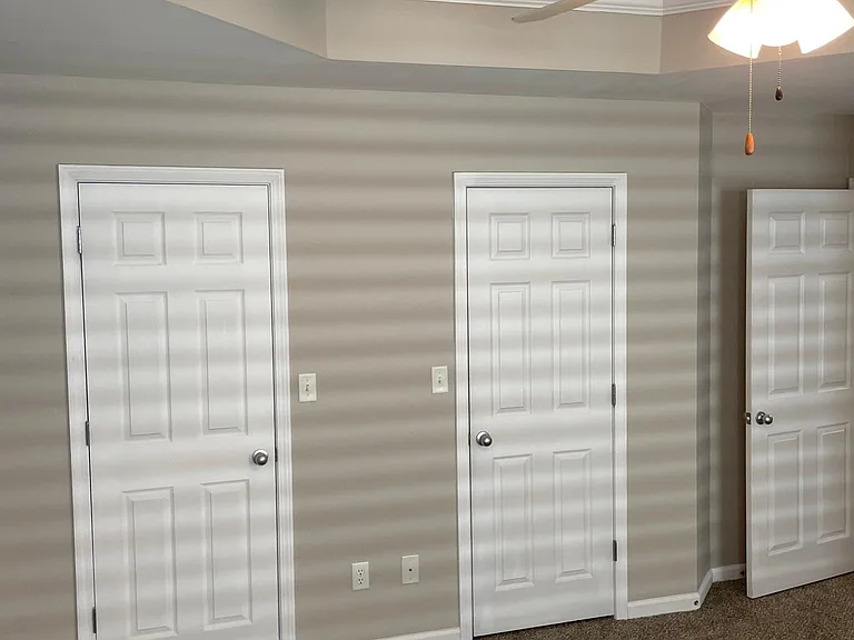 TWO CLOSETS IN MASTER BEDROOM.