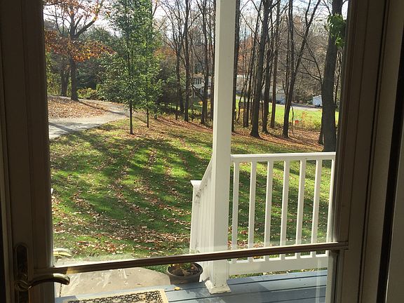 Looking out front door