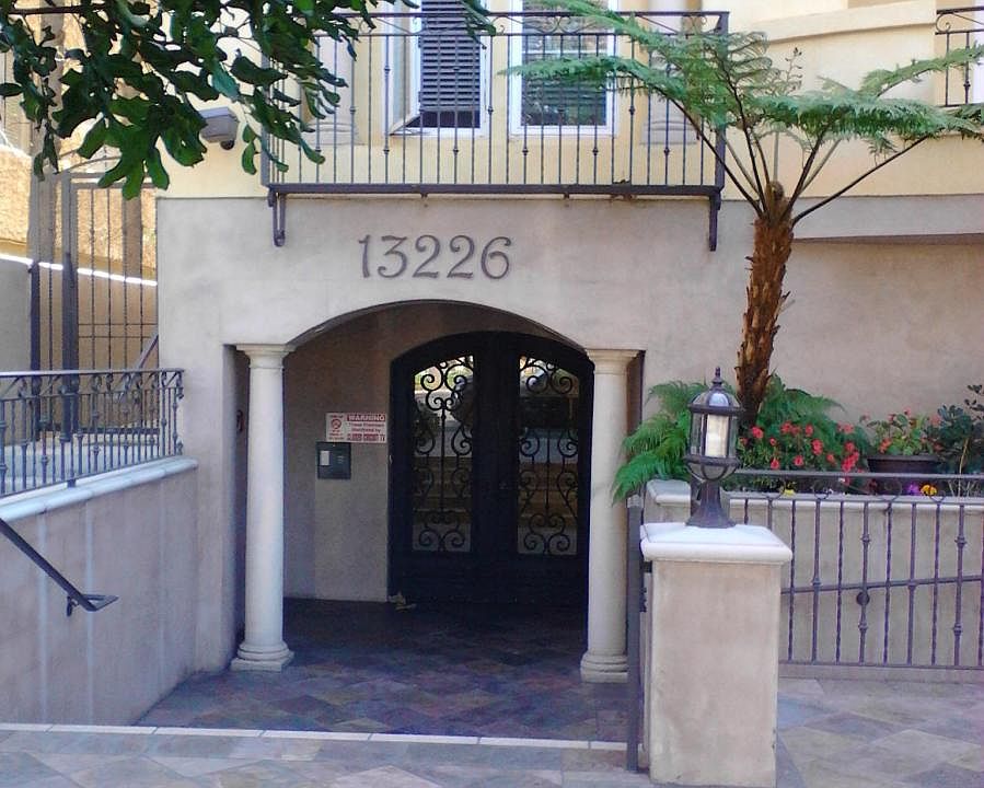 front door of the building