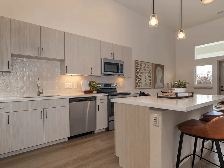 Kitchen with Stainless Steel Appliances