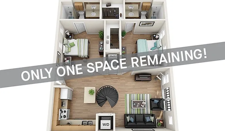 2x2 Loft - One Space Left! 2x2 Loft - One Space Left!