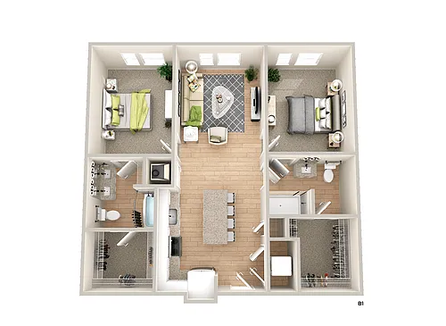 Floor plan B1