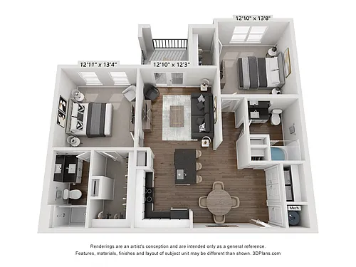 Floor plan 2X2