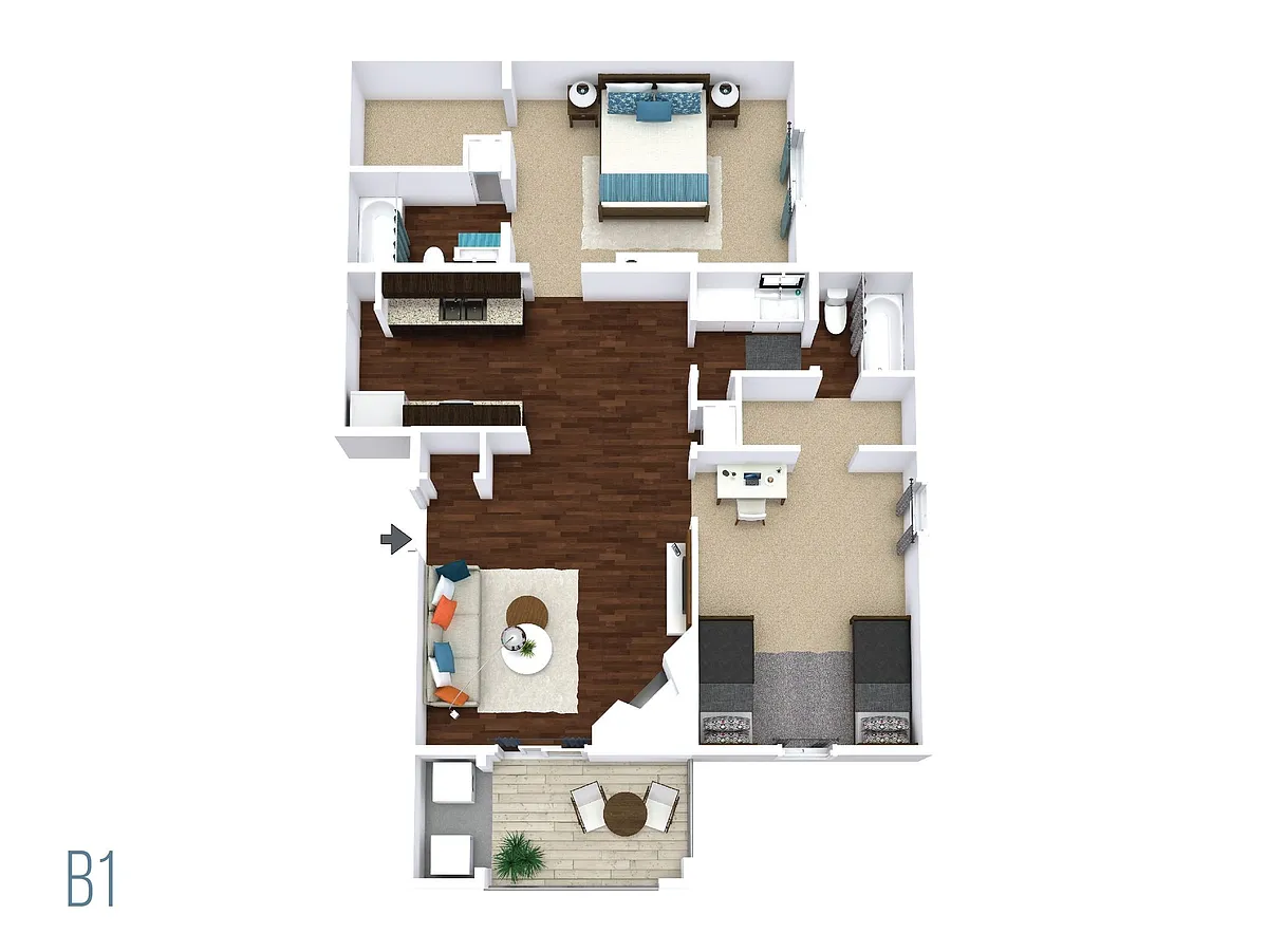 Floor plan B1