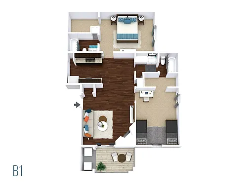 Floor plan B1
