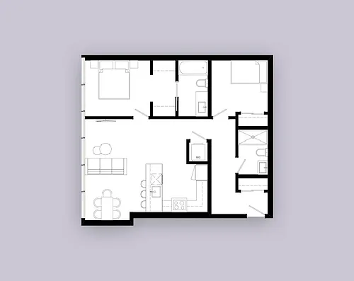 Floor plan 516