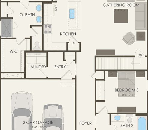 First Floor 3 br 2 ba