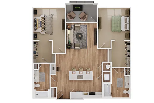 Floor plan 2B-ANSI