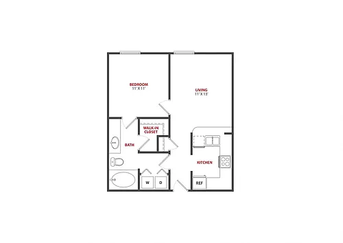 Floor plan Marigny