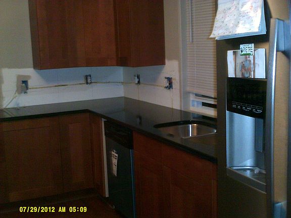 Kitchen sink area