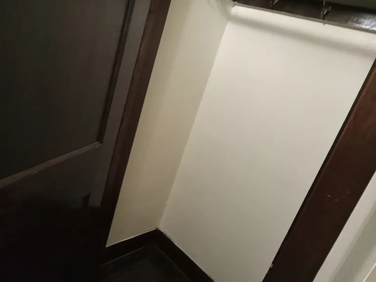Guest closet door