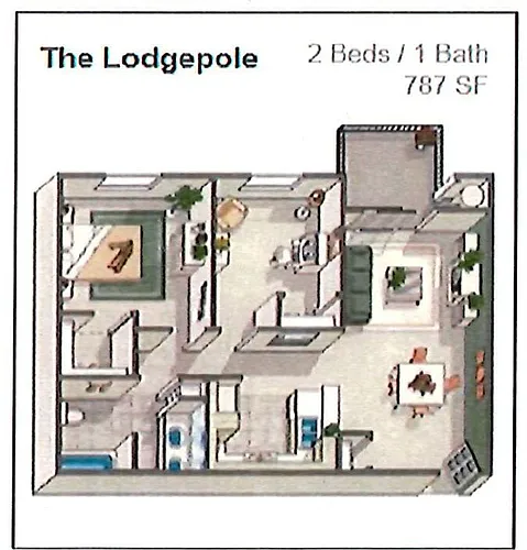 Floor plan The Lodgepole