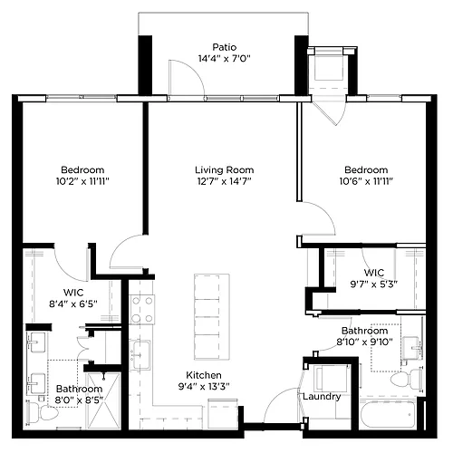 Floor plan C1-W