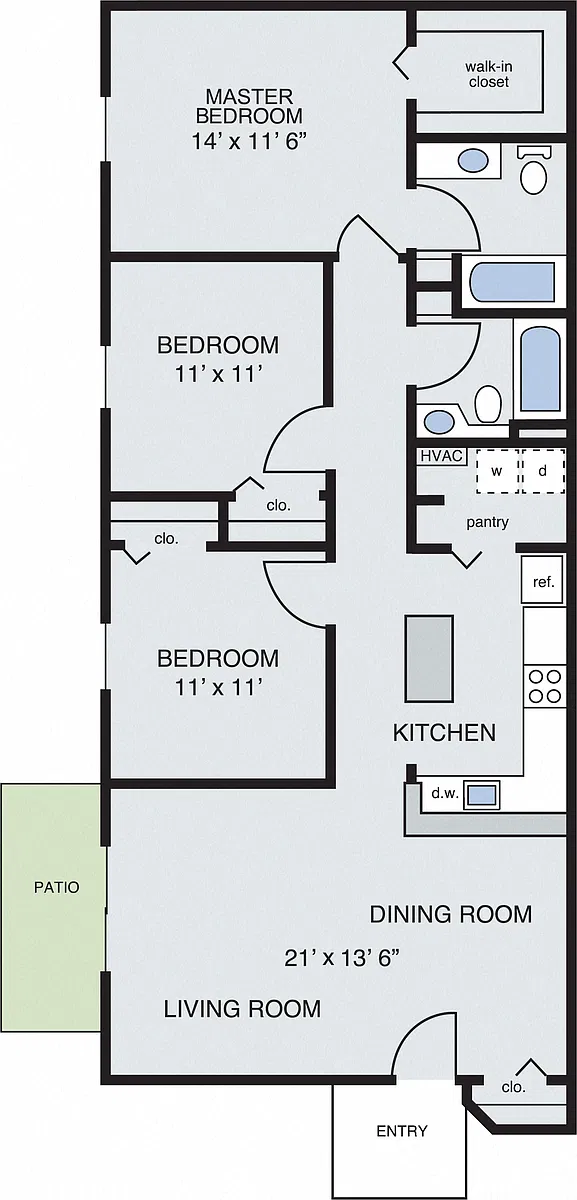 Floor plan The Evergreen Garden