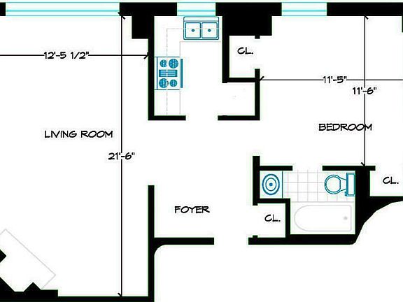 2nd image of 41 W 58th St Front 5E