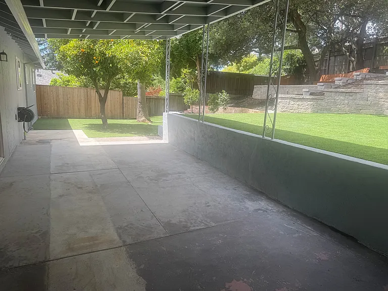 Covered Back Yard Patio