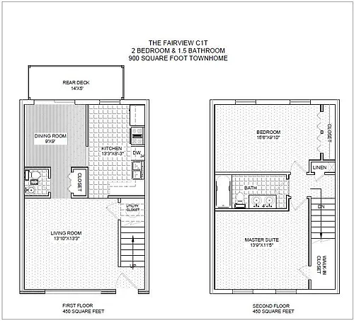 Floor plan The Fairview