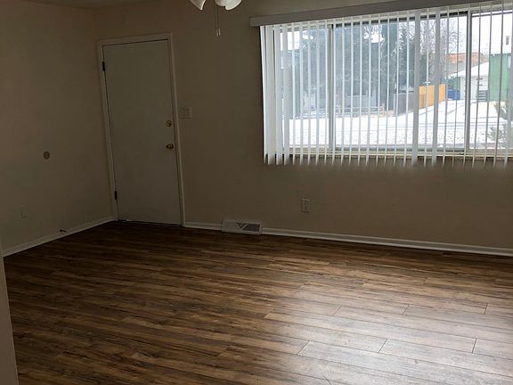 Living room and front door.