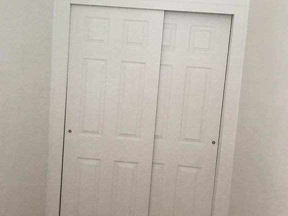 Office with entry hall closet