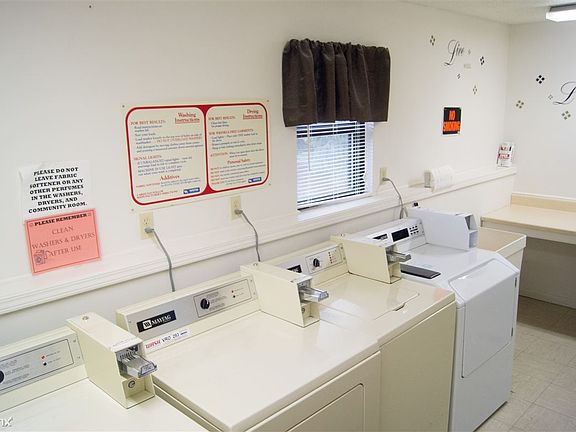 On-site laundry facilities