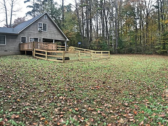 Back-right corner of lot
