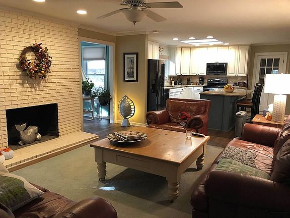 Den open to Kitchen