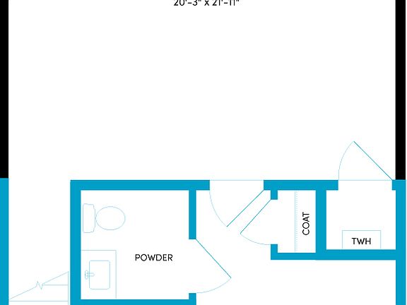 Contour One Lower Level Optional Powder Bath at Uplands in Westminster, CO