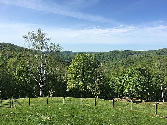 Upper pasture and view to S