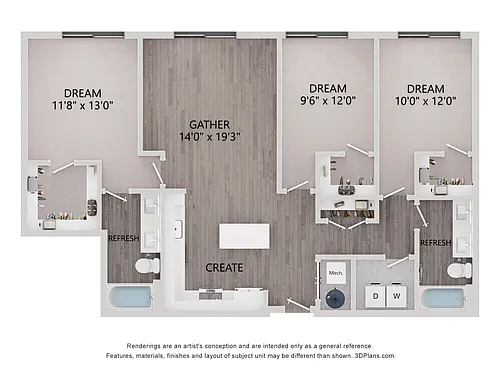 Floor plan G1