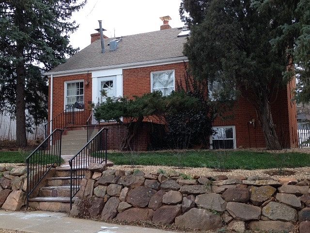 Front Yard up hill