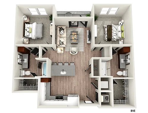 Floor plan B1E