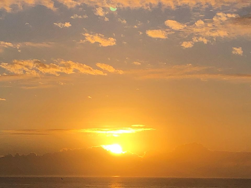 Sunrise over the Atlantic Ocean