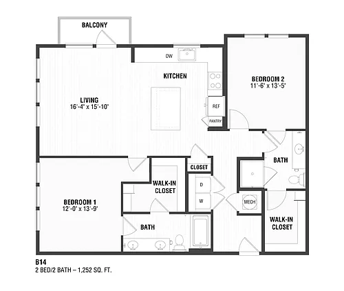 Floor plan B14