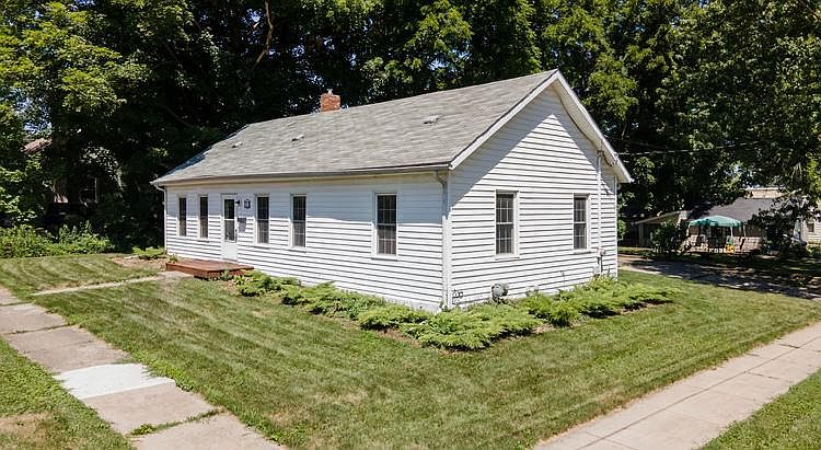 Front and side of house
