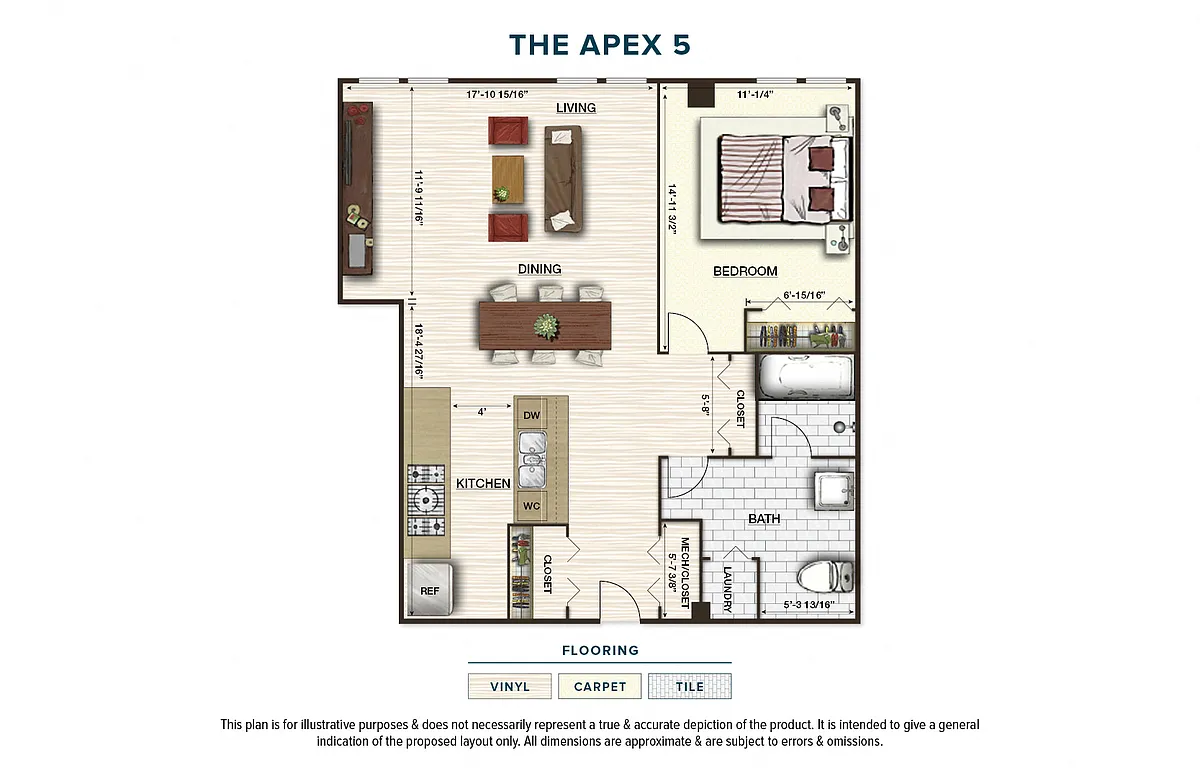 Floor plan The Apex 5