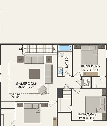 Second Floor 4 br 2.5 ba